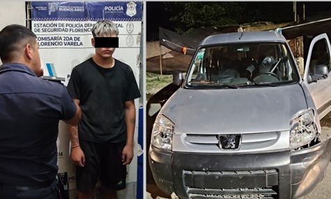 F. Varela – Circulaban en un auto robado, un detenido y una menor implicada